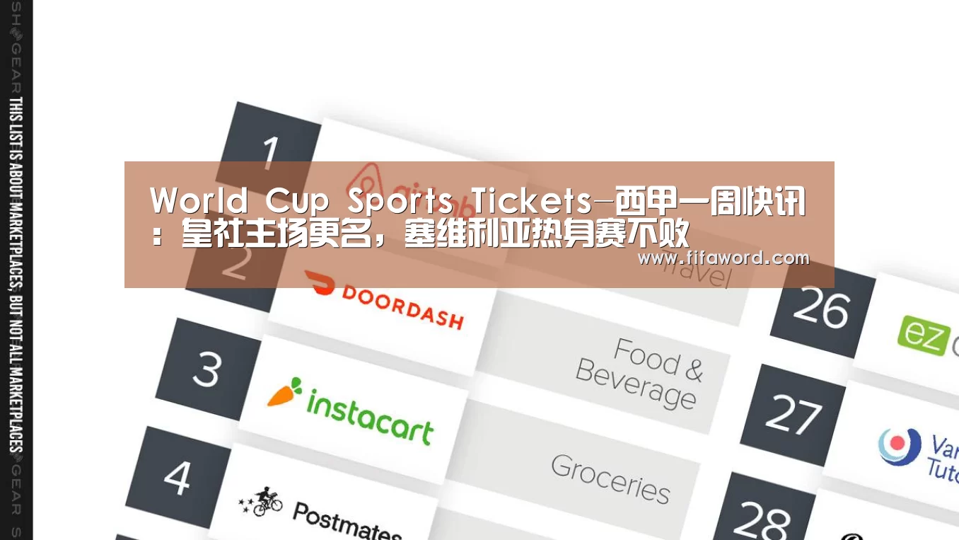 World Cup Sports Tickets-西甲一周快讯:皇社主场更名,塞维利亚热身赛不败(图1) World Cup tickets
